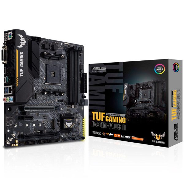 ASUS TUF B450M-Plus II Gaming, AMD B450 motherboard – Socket AM4