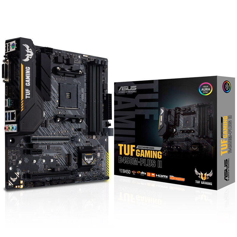 ASUS TUF B450M-Plus II Gaming, AMD B450 motherboard - Socket AM4
