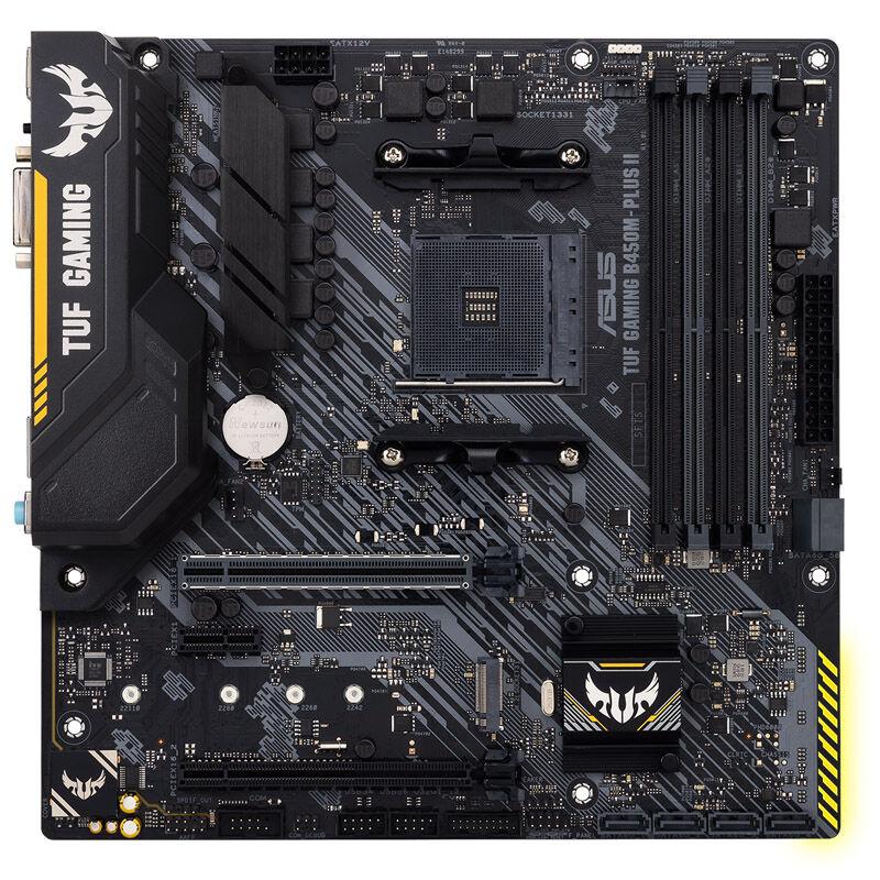 ASUS TUF B450M-Plus II Gaming, AMD B450 motherboard - Socket AM4