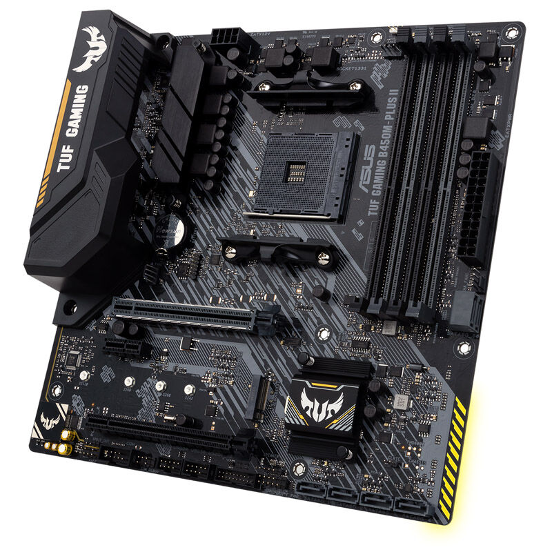 ASUS TUF B450M-Plus II Gaming, AMD B450 motherboard - Socket AM4