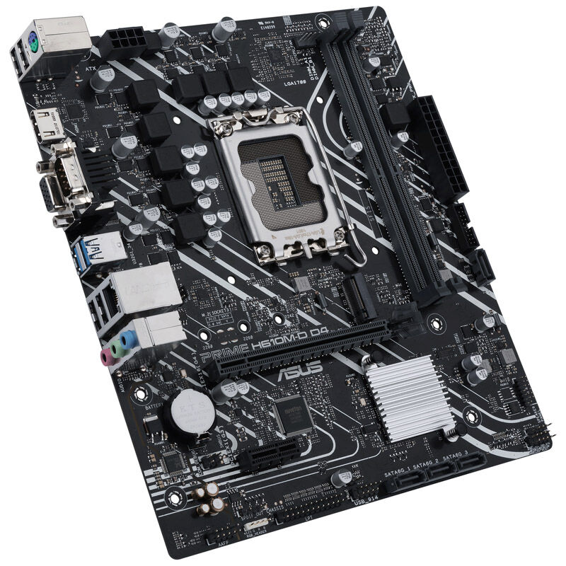 ASUS Prime H610M-D D4, Intel H610 motherboard - Socket 1700, DDR4 : image 2