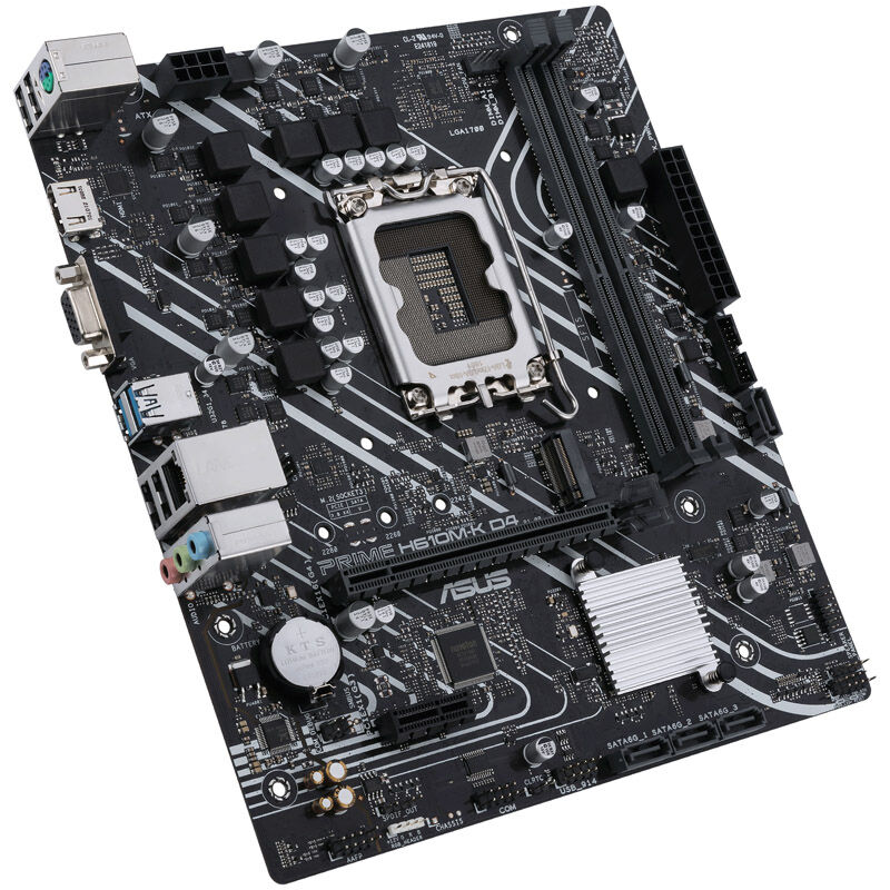ASUS Prime H610M-K D4, Intel H610 motherboard - Socket 1700, DDR4 : image 2