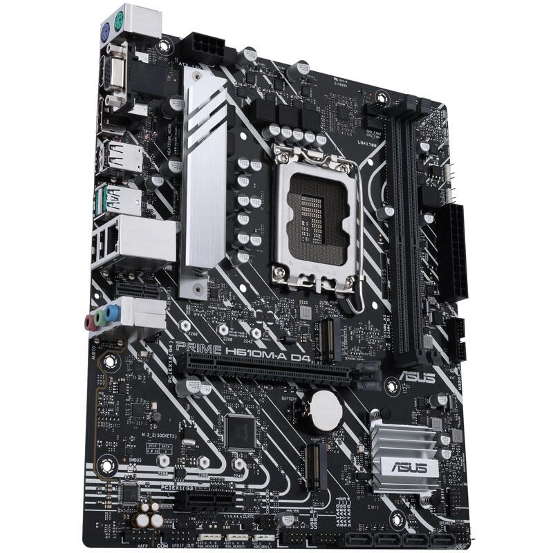 ASUS Prime H610M-A D4-CSM, Intel H610 motherboard - Socket 1700, DDR4