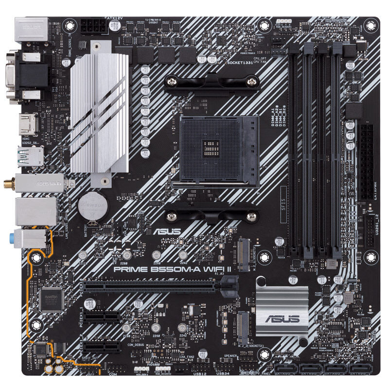 ASUS Prime B550M-A Wi-Fi II, AMD B550 motherboard - Socket AM4
