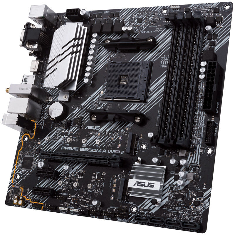ASUS Prime B550M-A Wi-Fi II, AMD B550 motherboard - Socket AM4