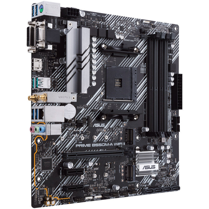 ASUS Prime B550M-A Wi-Fi II, AMD B550 motherboard - Socket AM4