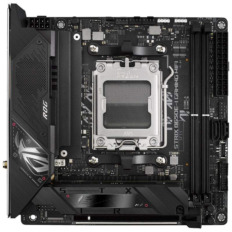 ASUS ROG Strix B650E-I Gaming WiFi motherboard, Socket AM5, AMD B650, MIni-ITX, DDR5