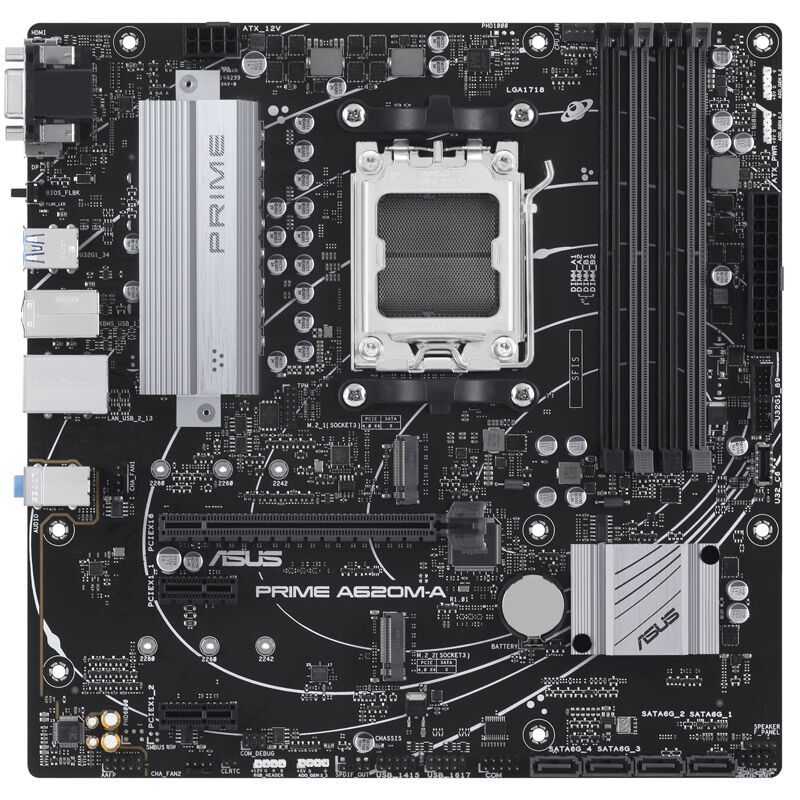 ASUS Prime A620M-A-CSM, AMD A620 motherboard - Socket AM5, DDR5 : image 3