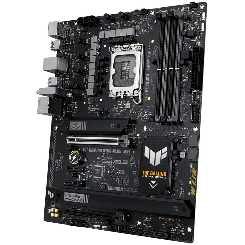 ASUS TUF Gaming B760-Plus WIFI motherboard, Socket 1700, Intel B760, ATX, DDR5