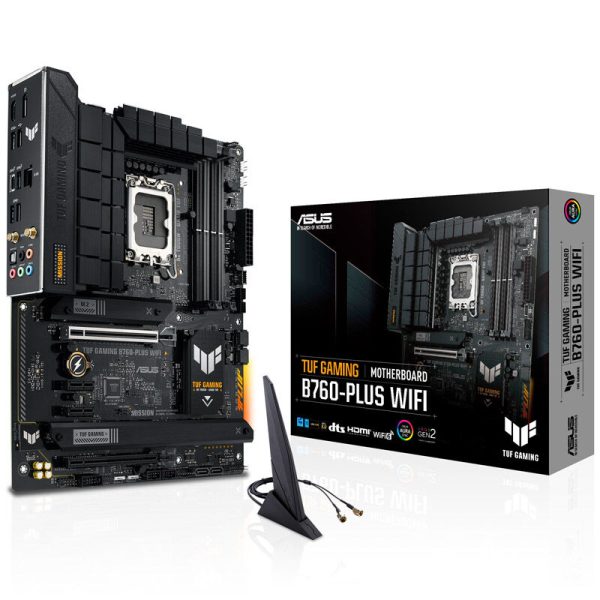ASUS TUF Gaming B760-Plus WIFI motherboard, Socket 1700, Intel B760, ATX, DDR5