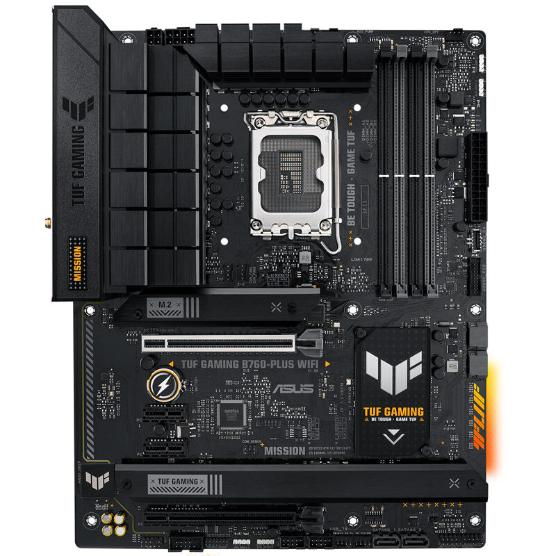 ASUS TUF Gaming B760-Plus WIFI motherboard, Socket 1700, Intel B760, ATX, DDR5