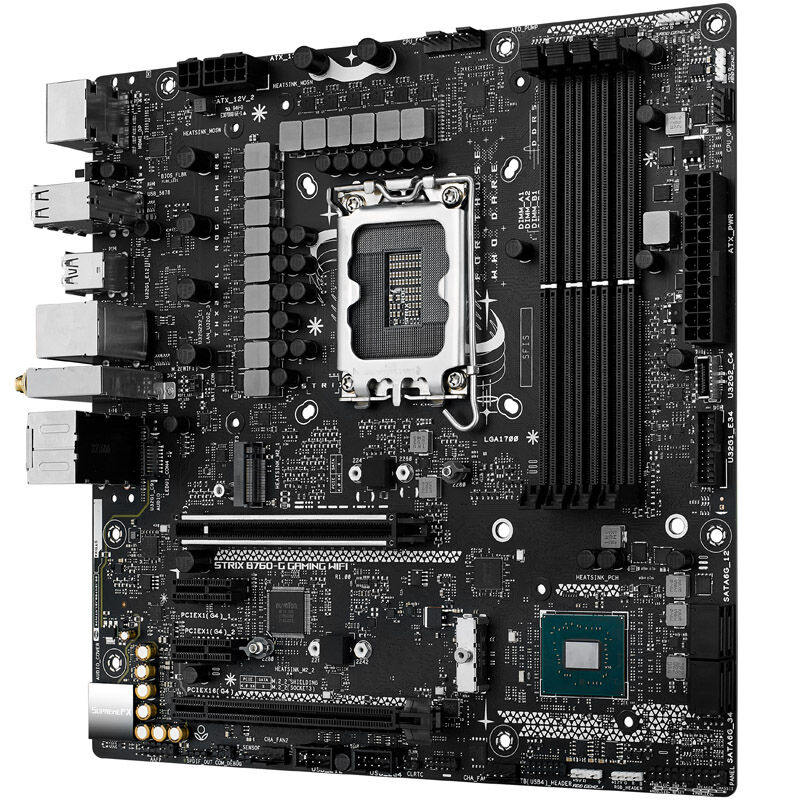 ASUS ROG Strix B760-G Gaming WIFI, Intel B760 motherboard, Socket 1700, DDR5