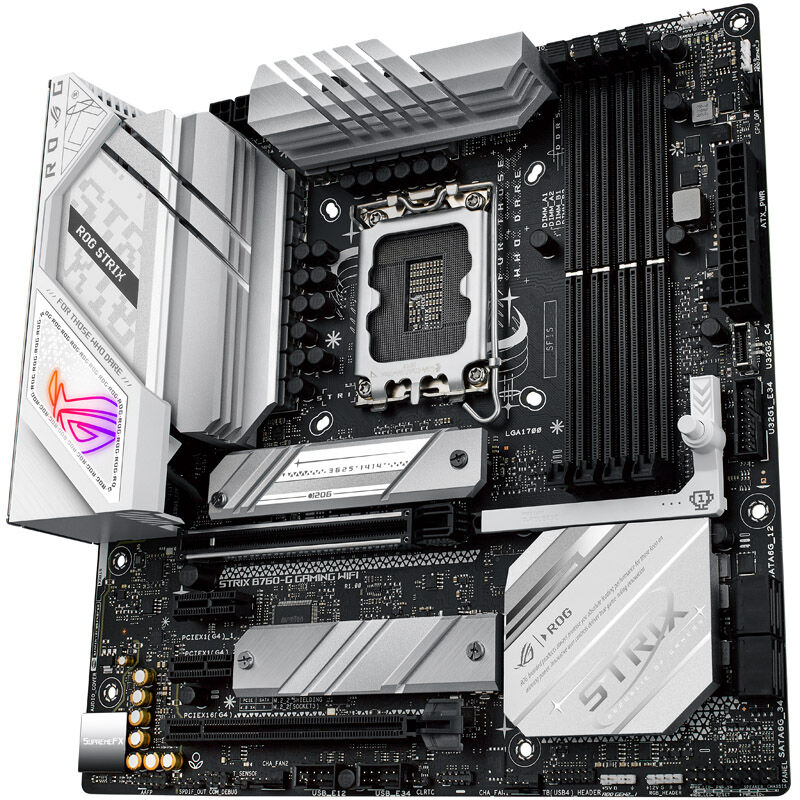 ASUS ROG Strix B760-G Gaming WIFI, Intel B760 motherboard, Socket 1700, DDR5