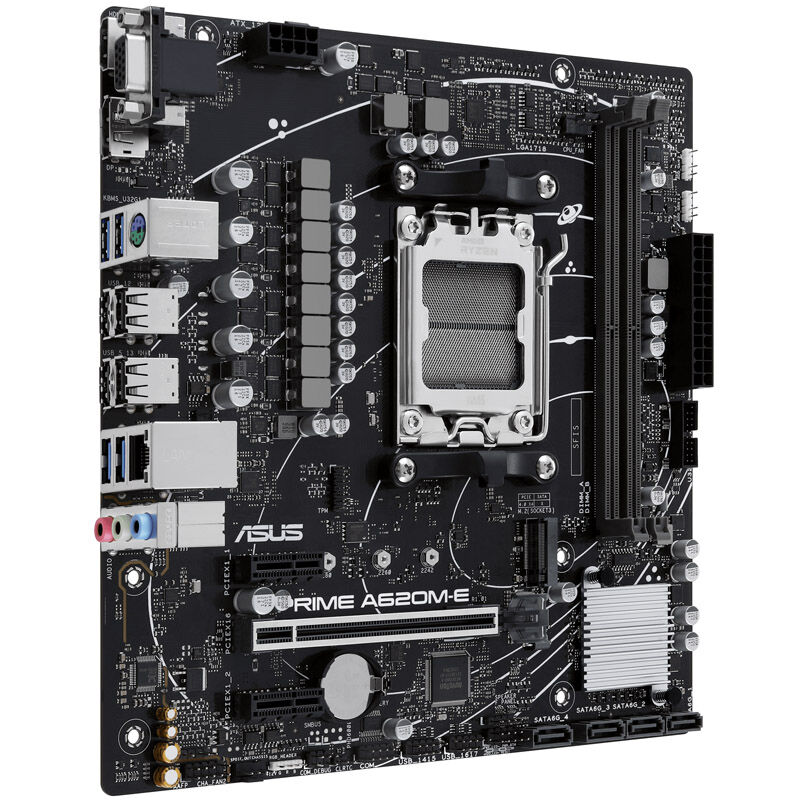 ASUS Prime A620M-E-CSM, AMD A620 motherboard, socket AM5, DDR5