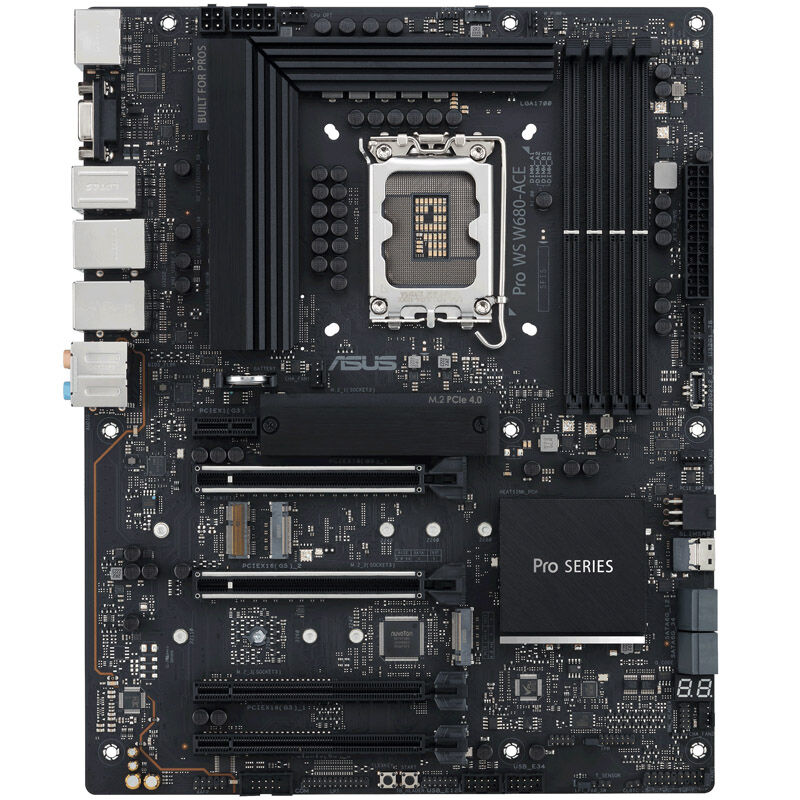 ASUS PRO WS W680-ACE, Intel W680 motherboard, Socket 1700, DDR5