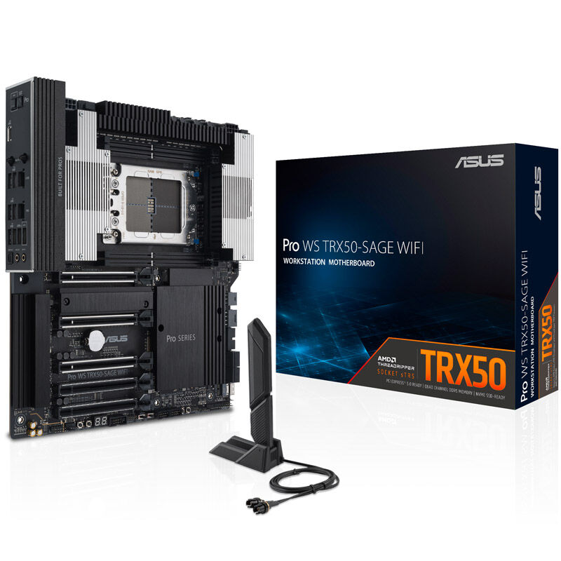 ASUS Pro WS TRX50-Sage WiFi, AMD TRX50 motherboard, Socket sTR5, DDR5