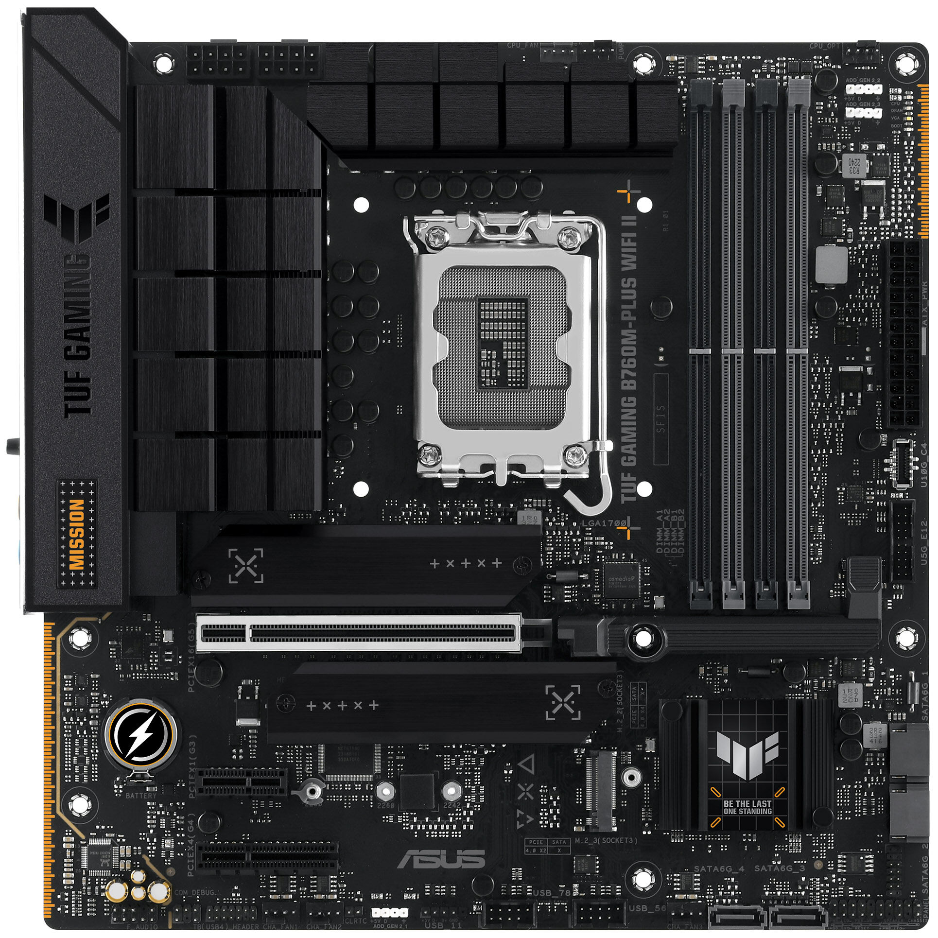 ASUS TUF Gaming B760M-Plus WIFI II, Intel B760 motherboard, Socket 1700, DDR5 : image 2