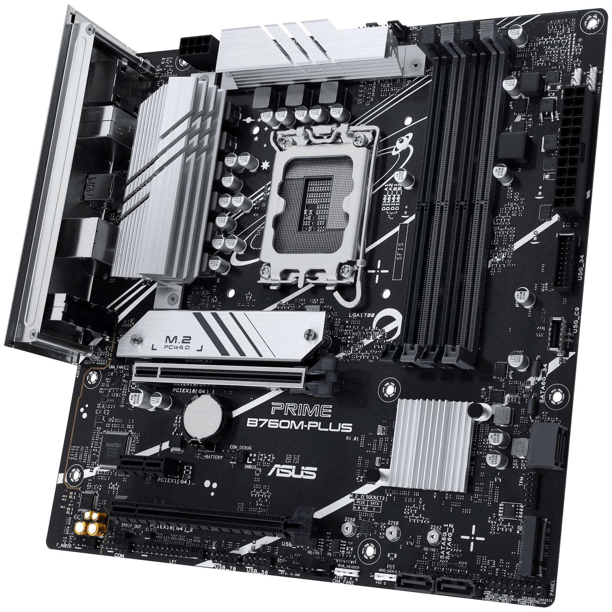 ASUS Prime B760M-Plus, Intel B760 motherboard, Socket 1700, DDR5