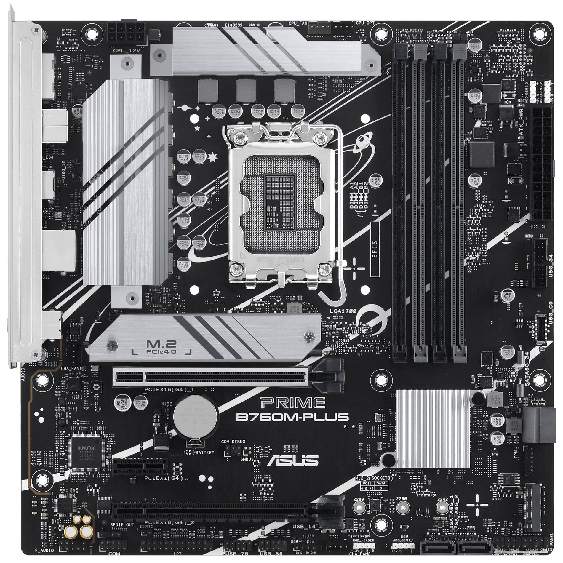 ASUS Prime B760M-Plus, Intel B760 motherboard, Socket 1700, DDR5