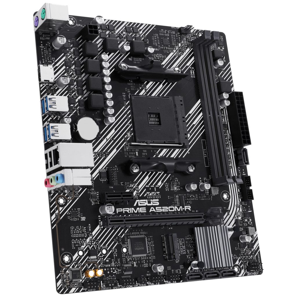 ASUS Prime A520M-R motherboard - A520 chipset, Socket AM4, DDR4