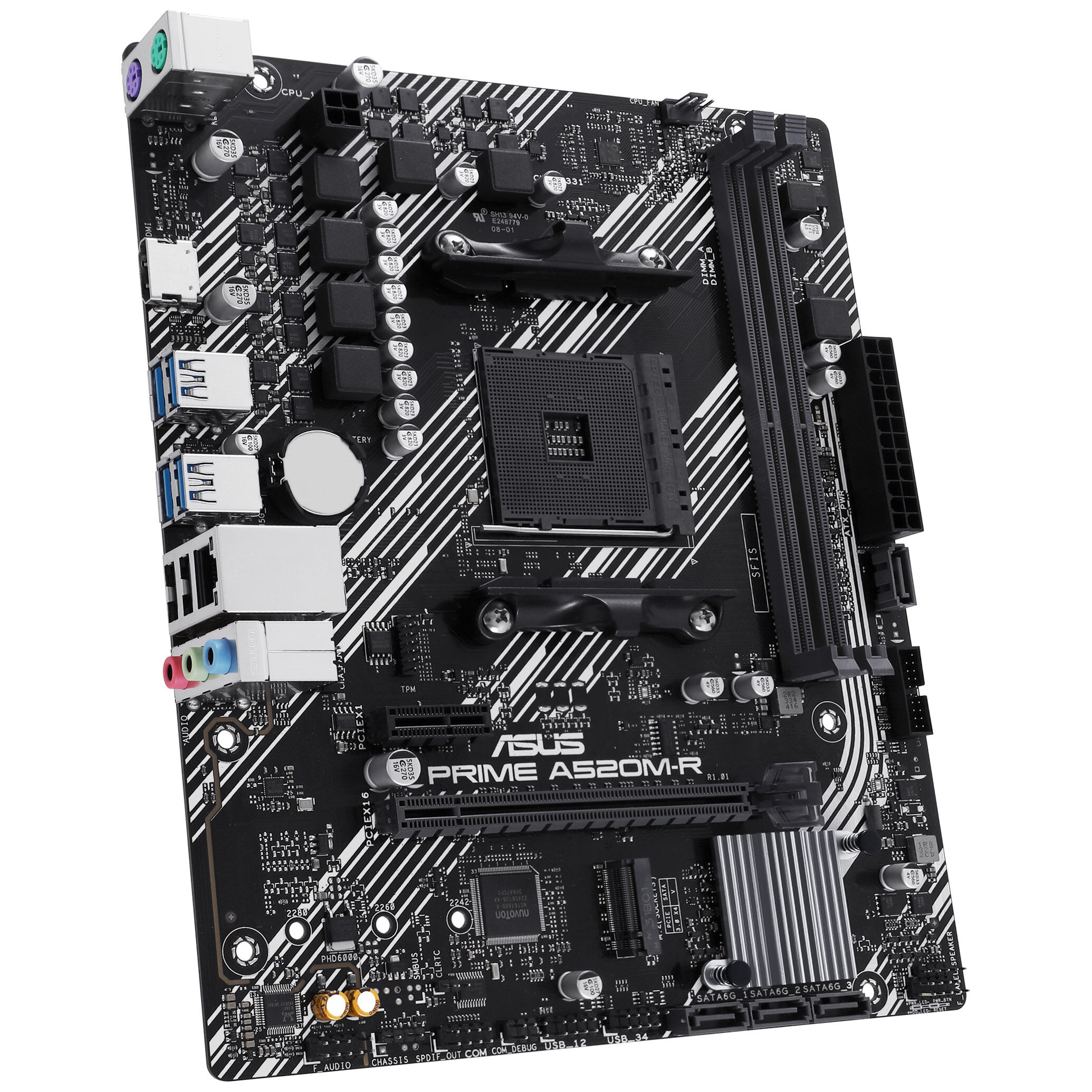 ASUS Prime A520M-R motherboard - A520 chipset, Socket AM4, DDR4