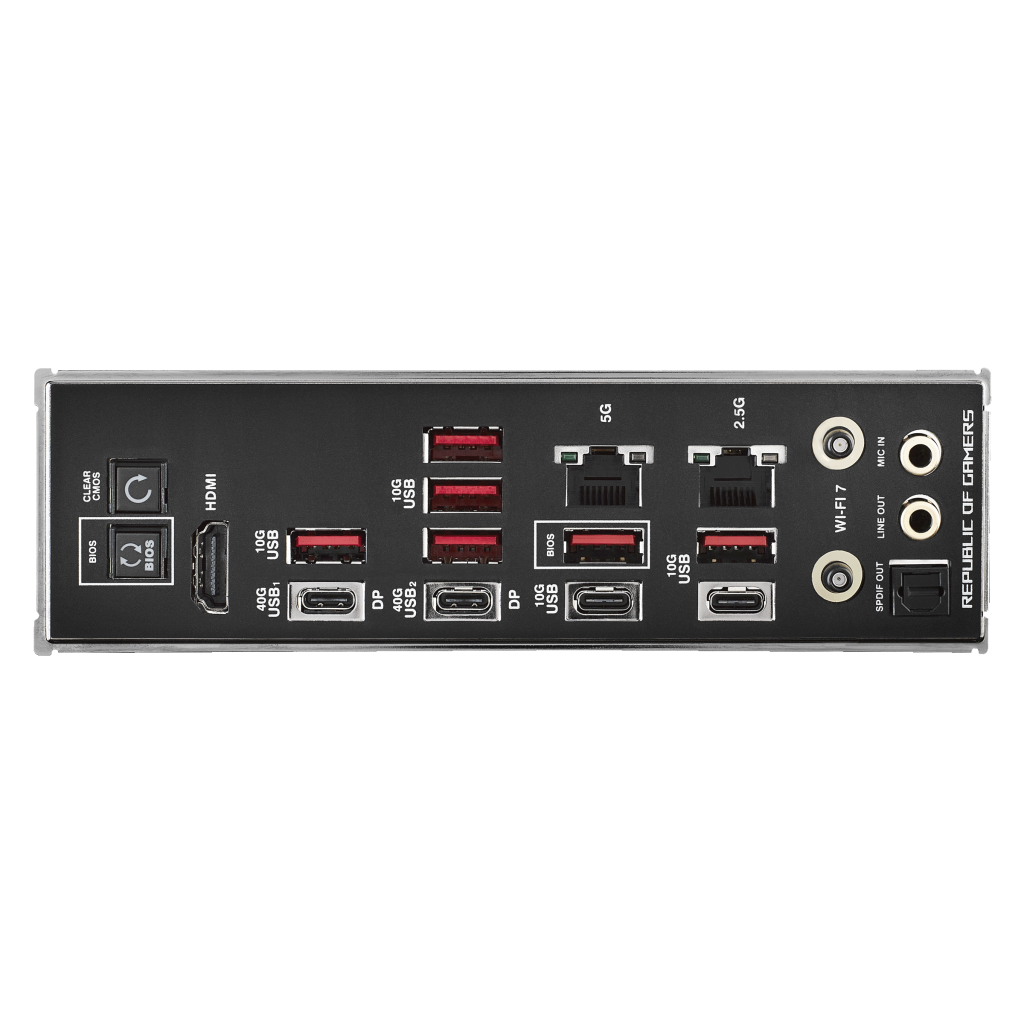 ASUS ROG Crosshair X870E Hero motherboard, AMD X870E, socket AM5, DDR5