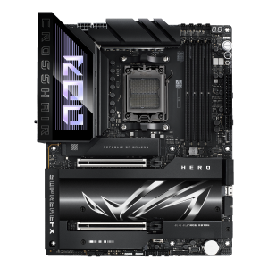 ASUS ROG Crosshair X870E Hero motherboard, AMD X870E, socket AM5, DDR5