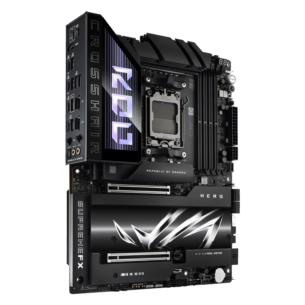 ASUS ROG Crosshair X870E Hero motherboard, AMD X870E, socket AM5, DDR5