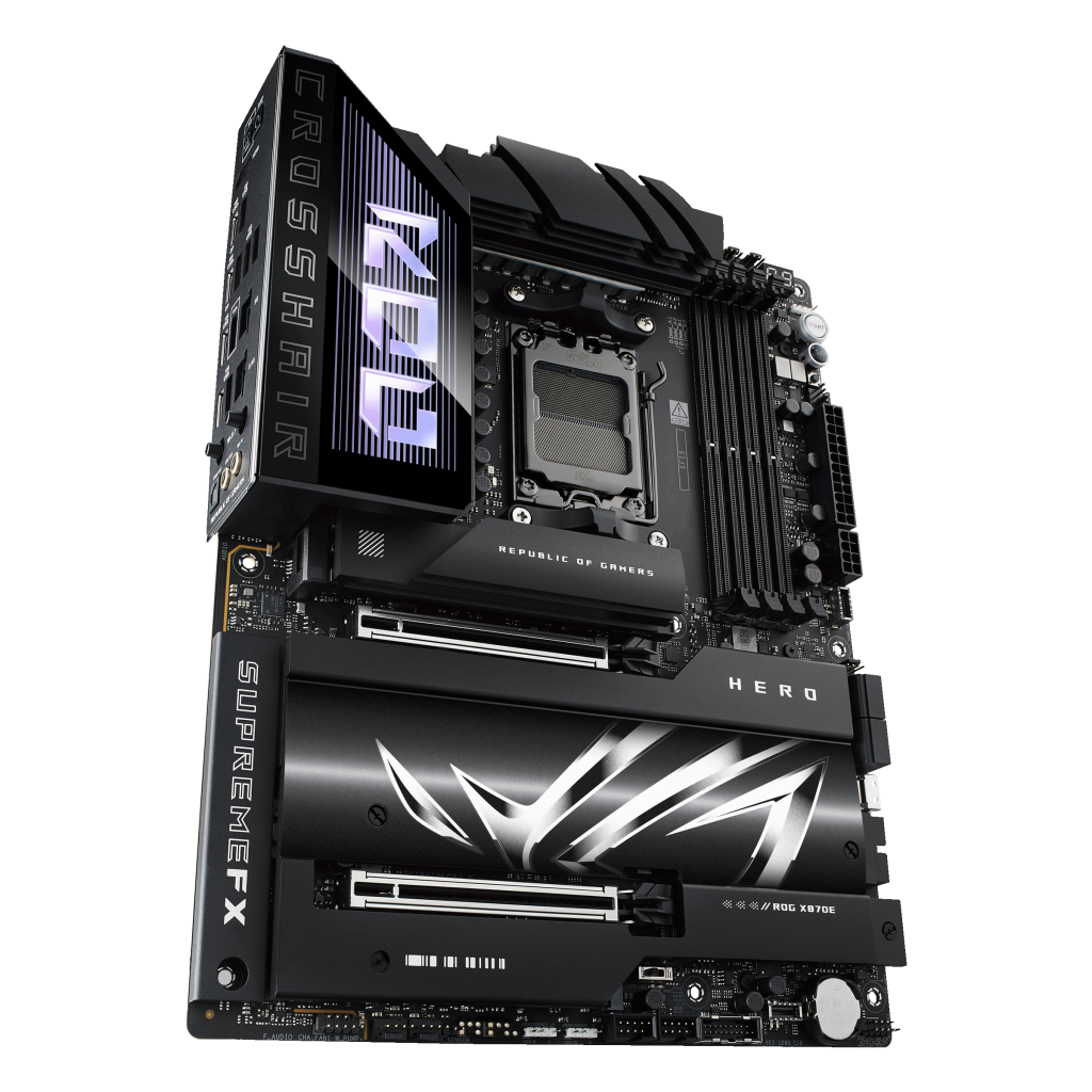 ASUS ROG Crosshair X870E Hero motherboard, AMD X870E, socket AM5, DDR5