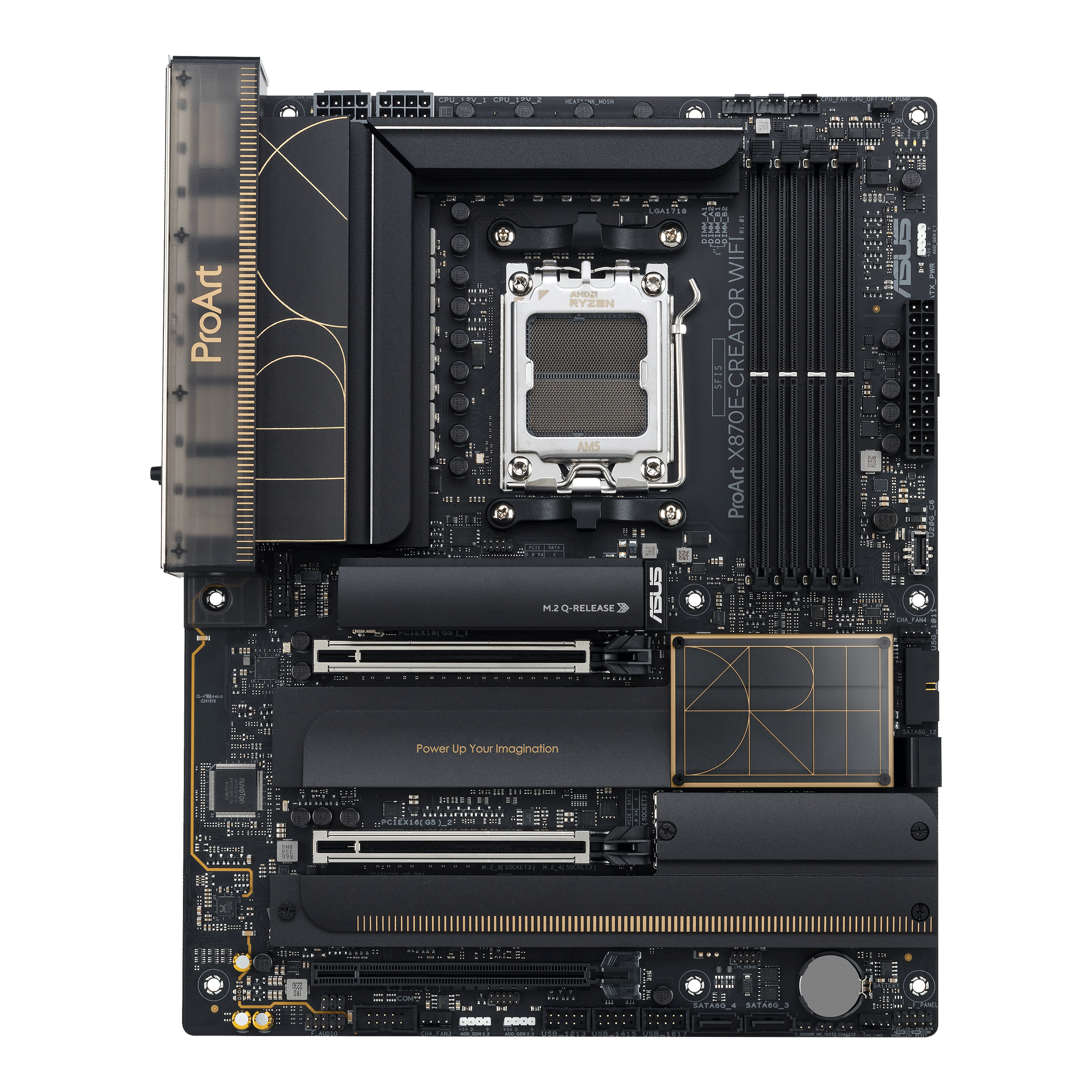 ASUS ProArt X870E-Creator WiFi motherboard, AMD X870E, socket AM5, DDR5