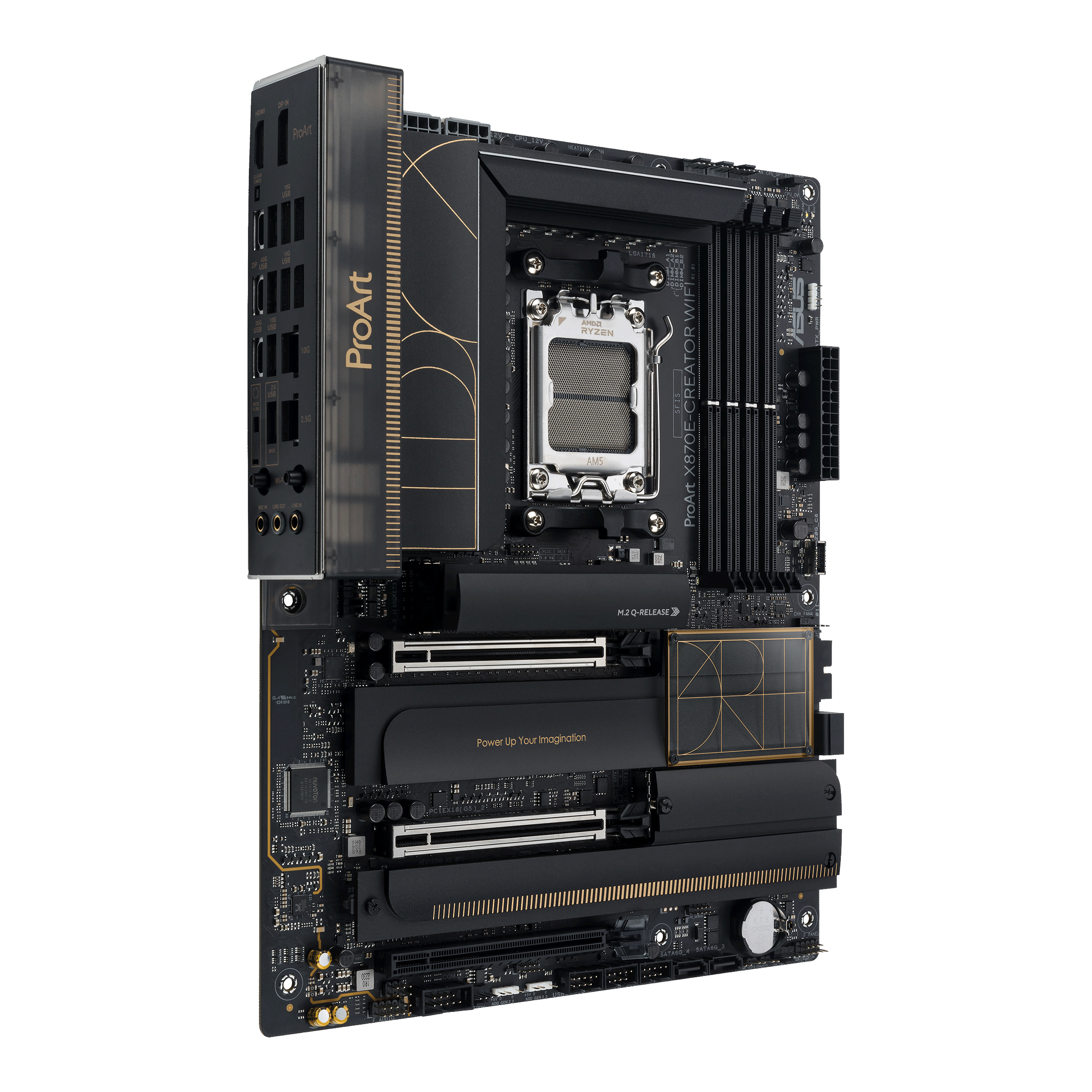 ASUS ProArt X870E-Creator WiFi motherboard, AMD X870E, socket AM5, DDR5