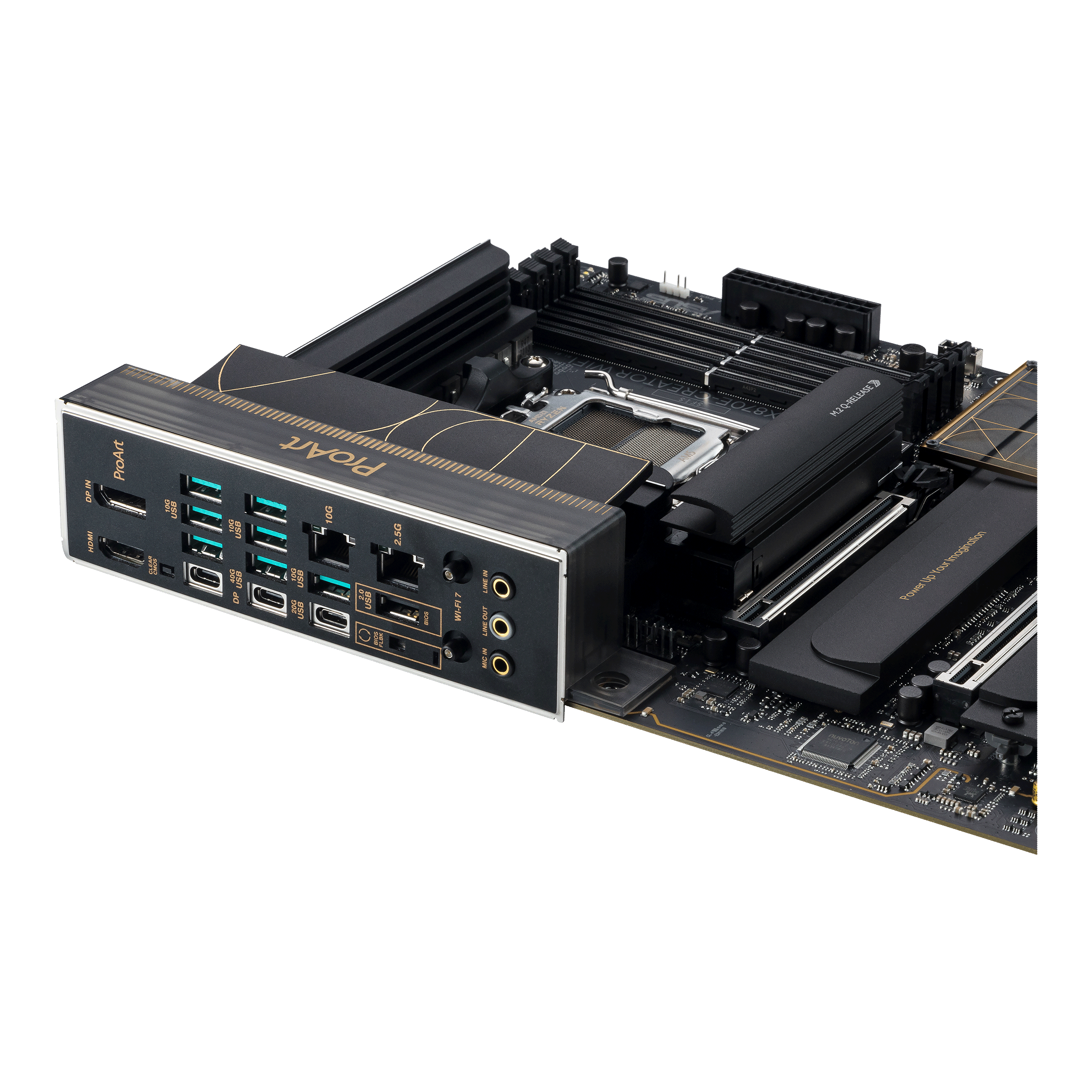ASUS ProArt X870E-Creator WiFi motherboard, AMD X870E, socket AM5, DDR5