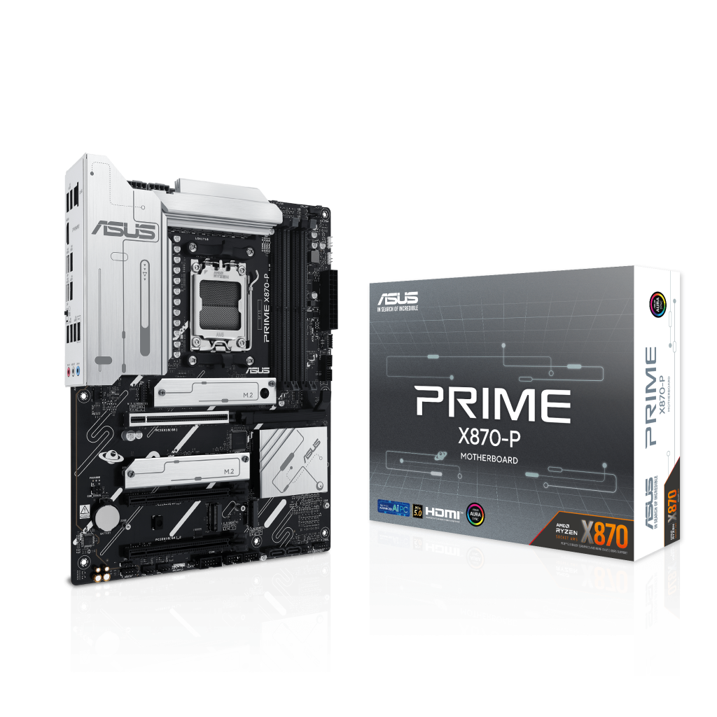 ASUS Prime X870-P motherboard, AMD X870, socket AM5, DDR5 : image 1