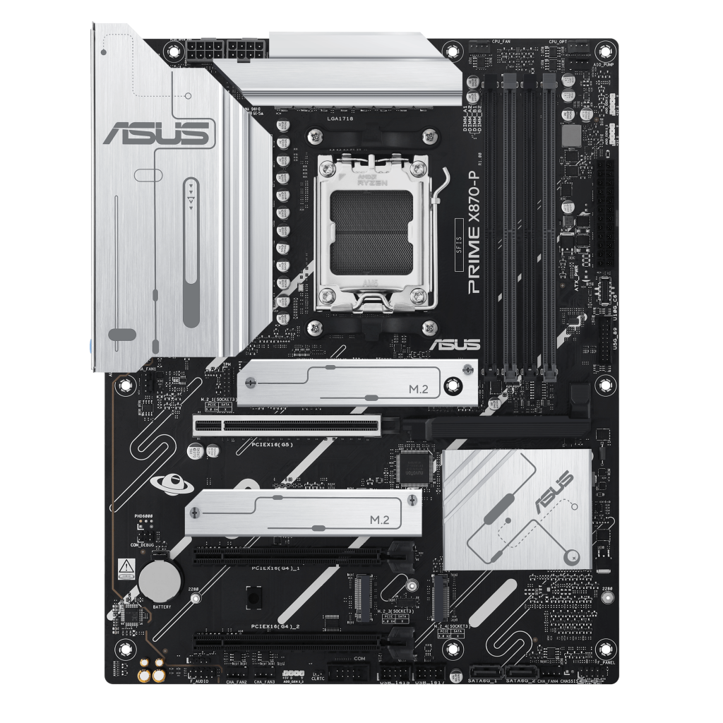 ASUS Prime X870-P motherboard, AMD X870, socket AM5, DDR5 : image 2