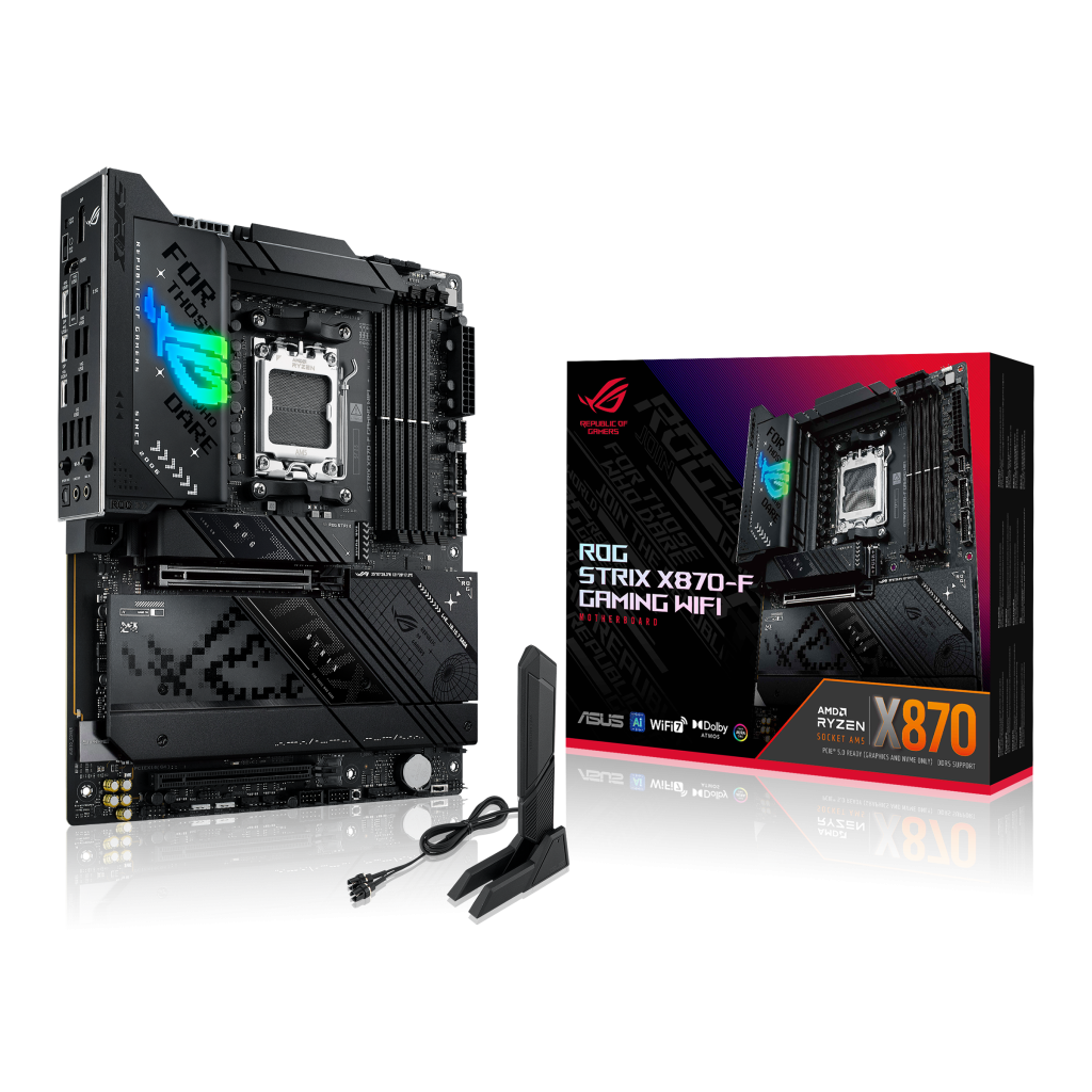 ASUS ROG Strix X870-F Gaming WiFi motherboard, AMD X870, Socket AM5, DDR5 : image 1