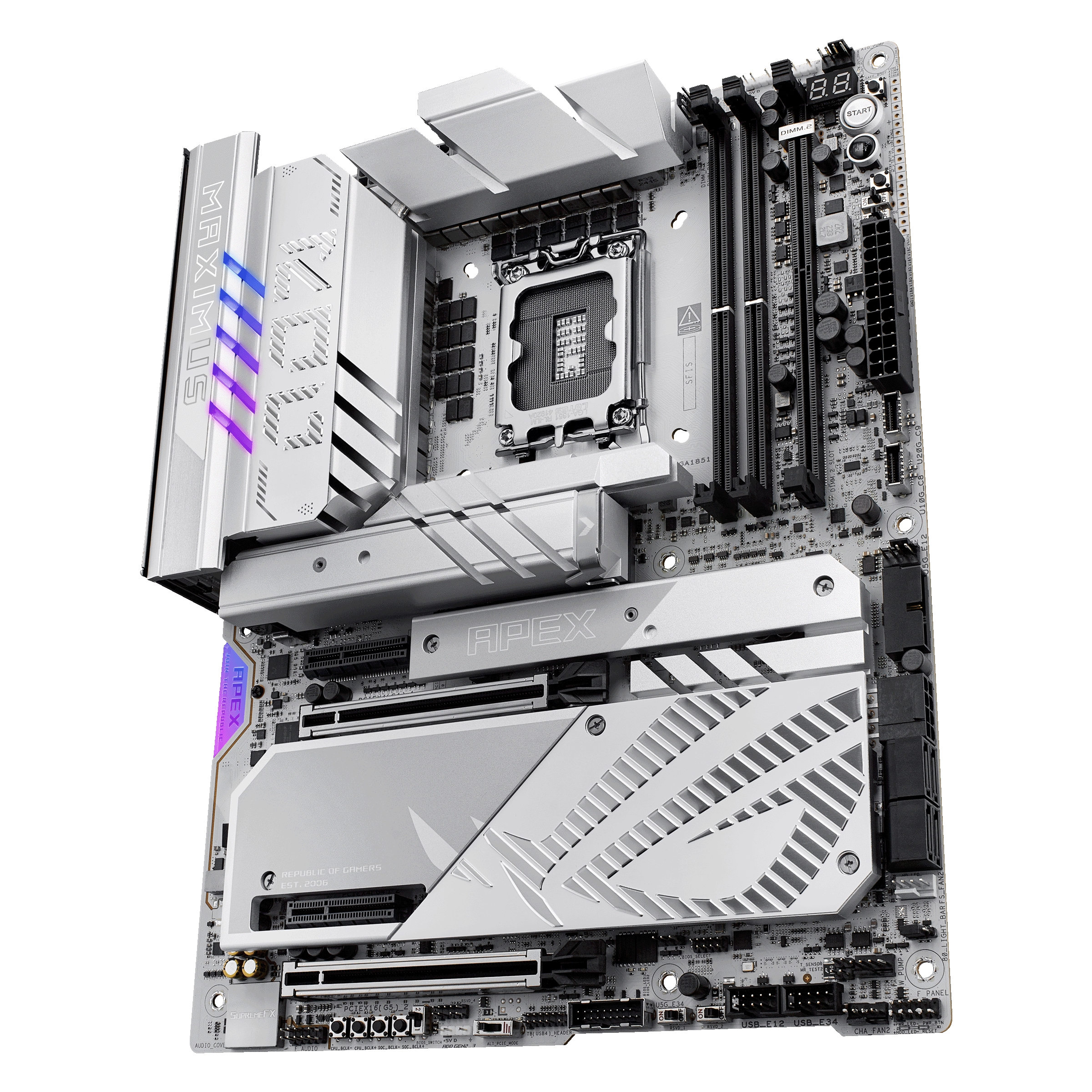 ASUS ROG Maximus Z890 Apex motherboard, socket LGA 1851, Intel Z890, ATX, DDR5