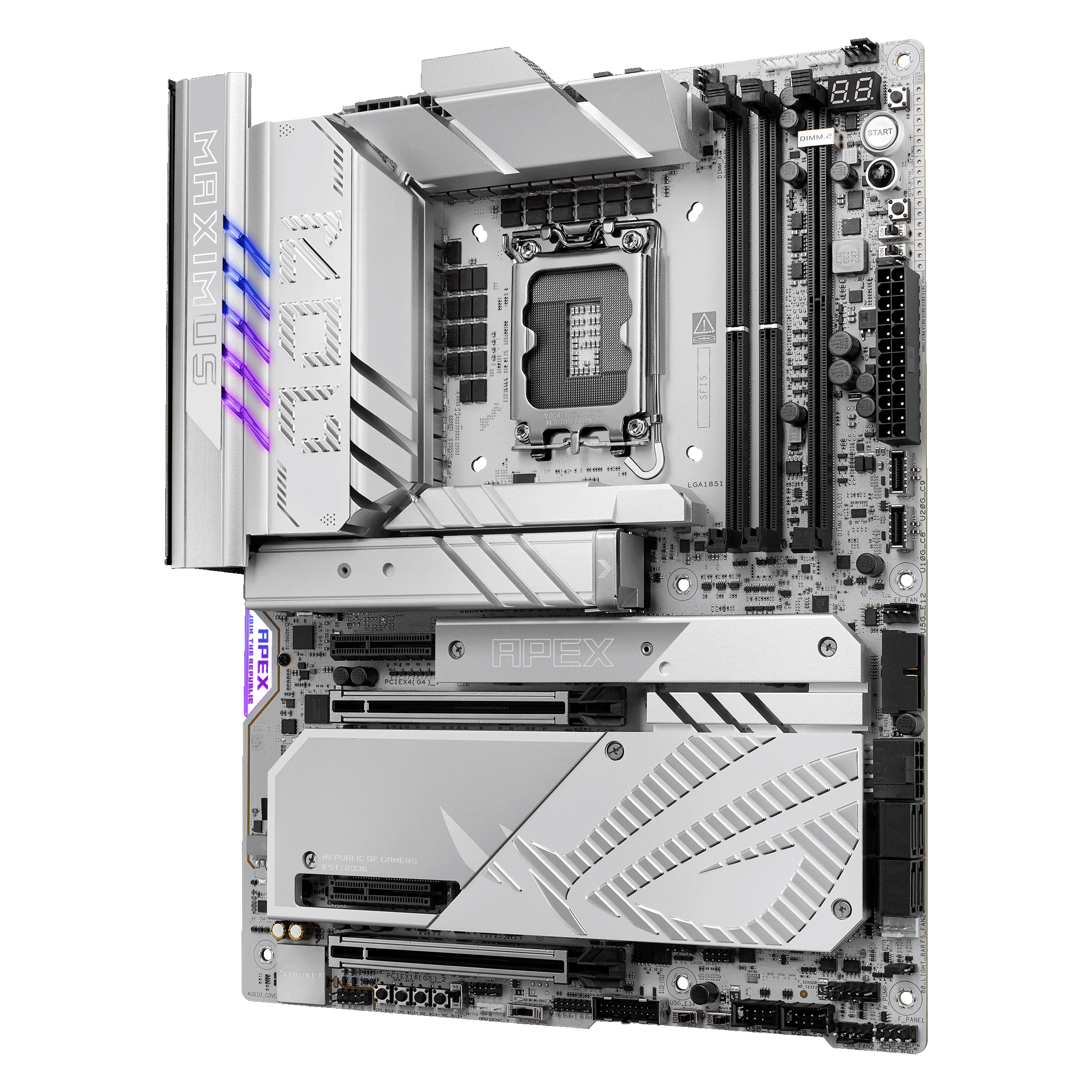ASUS ROG Maximus Z890 Apex motherboard, socket LGA 1851, Intel Z890, ATX, DDR5