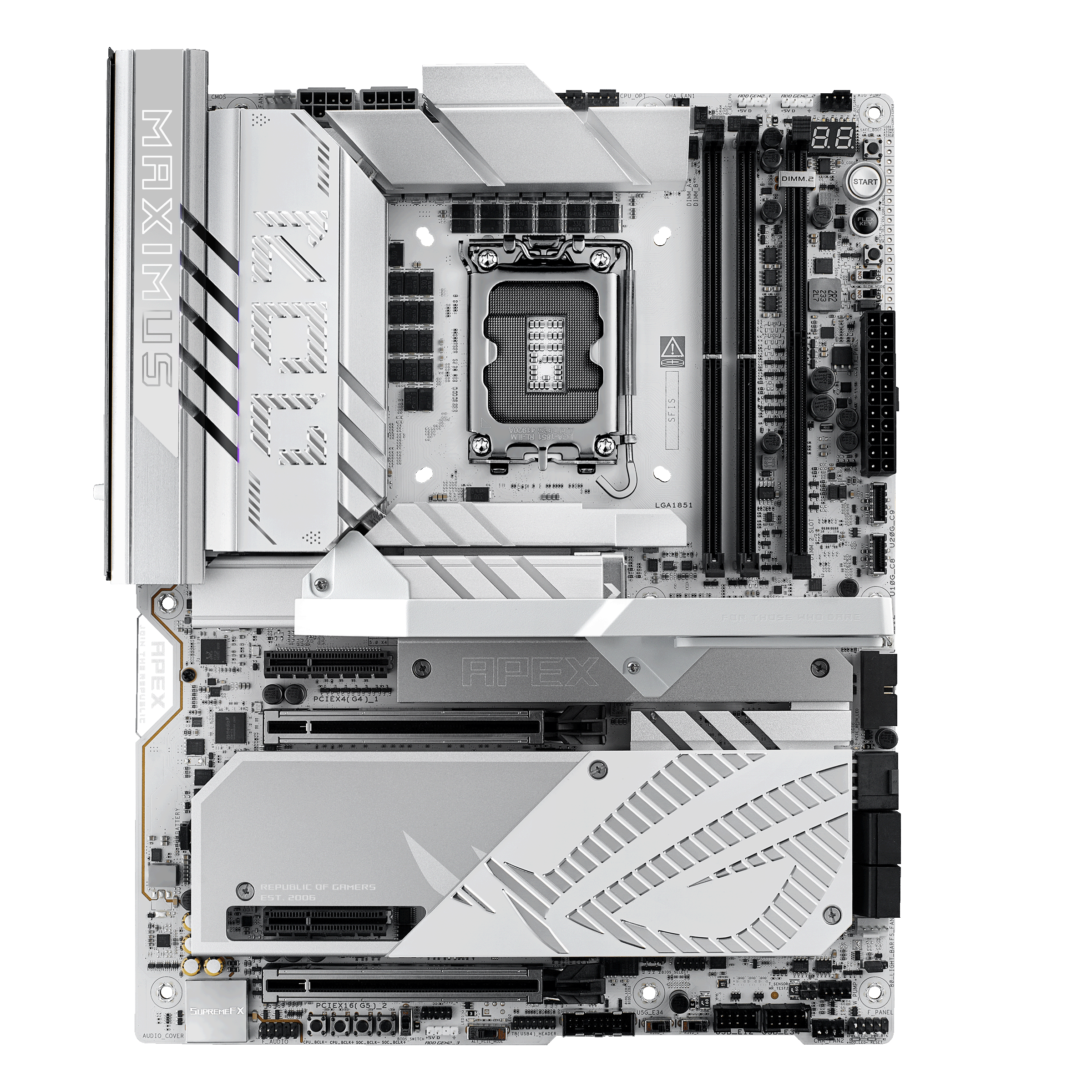 ASUS ROG Maximus Z890 Apex motherboard, socket LGA 1851, Intel Z890, ATX, DDR5