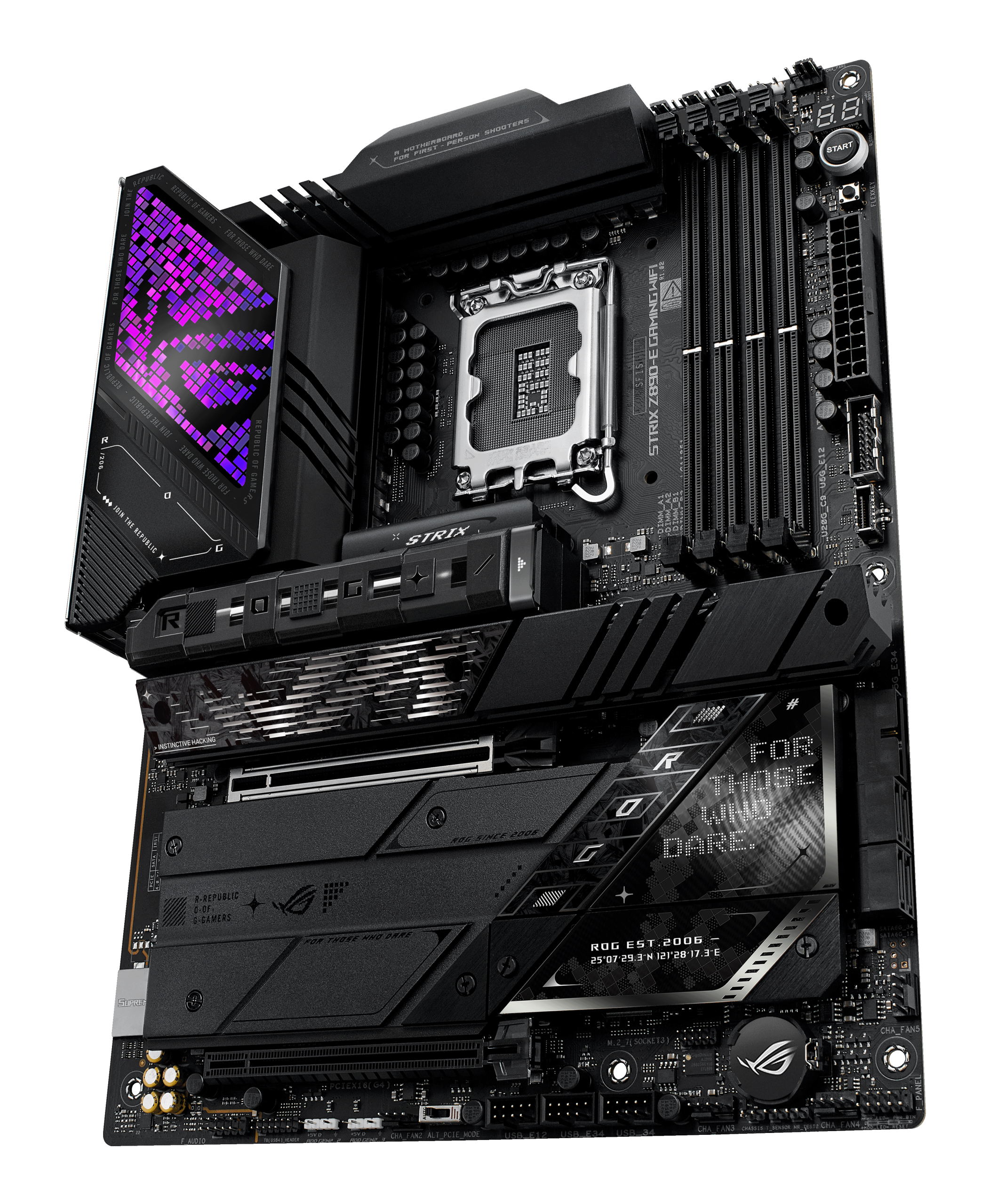 ASUS ROG Strix Z890-E Gaming WiFi motherboard, socket LGA 1851, Intel Z890, ATX, DDR5