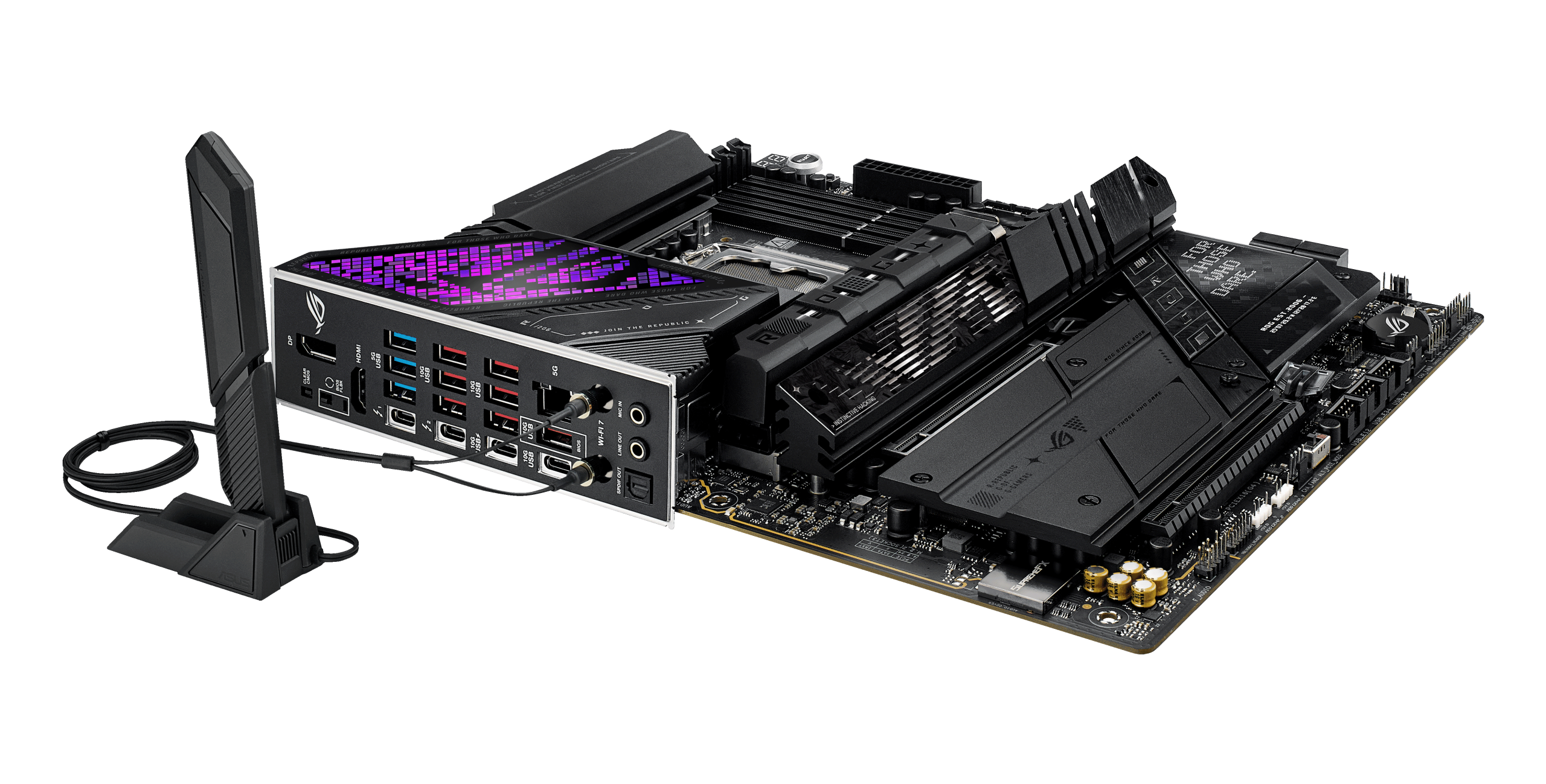 ASUS ROG Strix Z890-E Gaming WiFi motherboard, socket LGA 1851, Intel Z890, ATX, DDR5