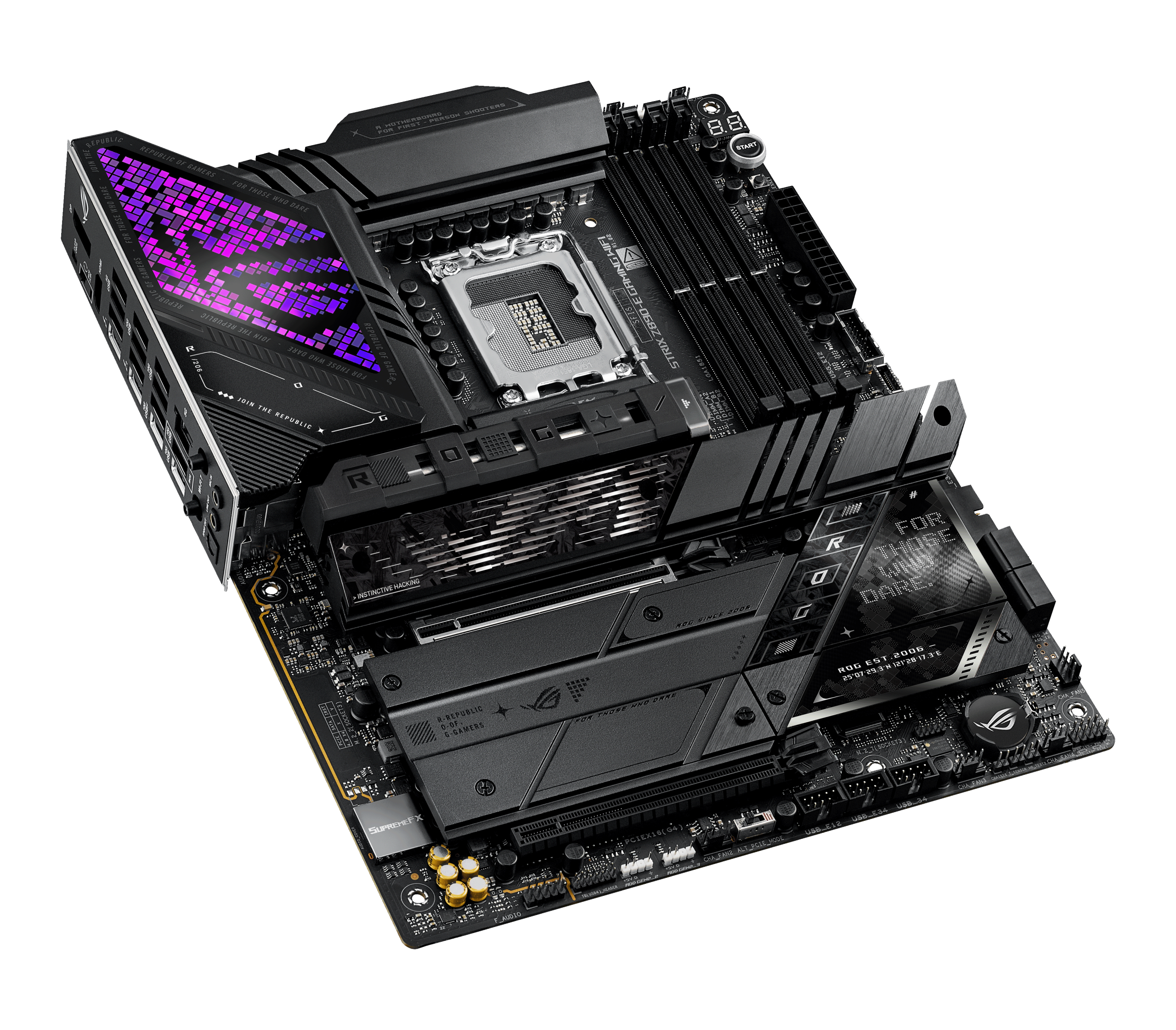 ASUS ROG Strix Z890-E Gaming WiFi motherboard, socket LGA 1851, Intel Z890, ATX, DDR5