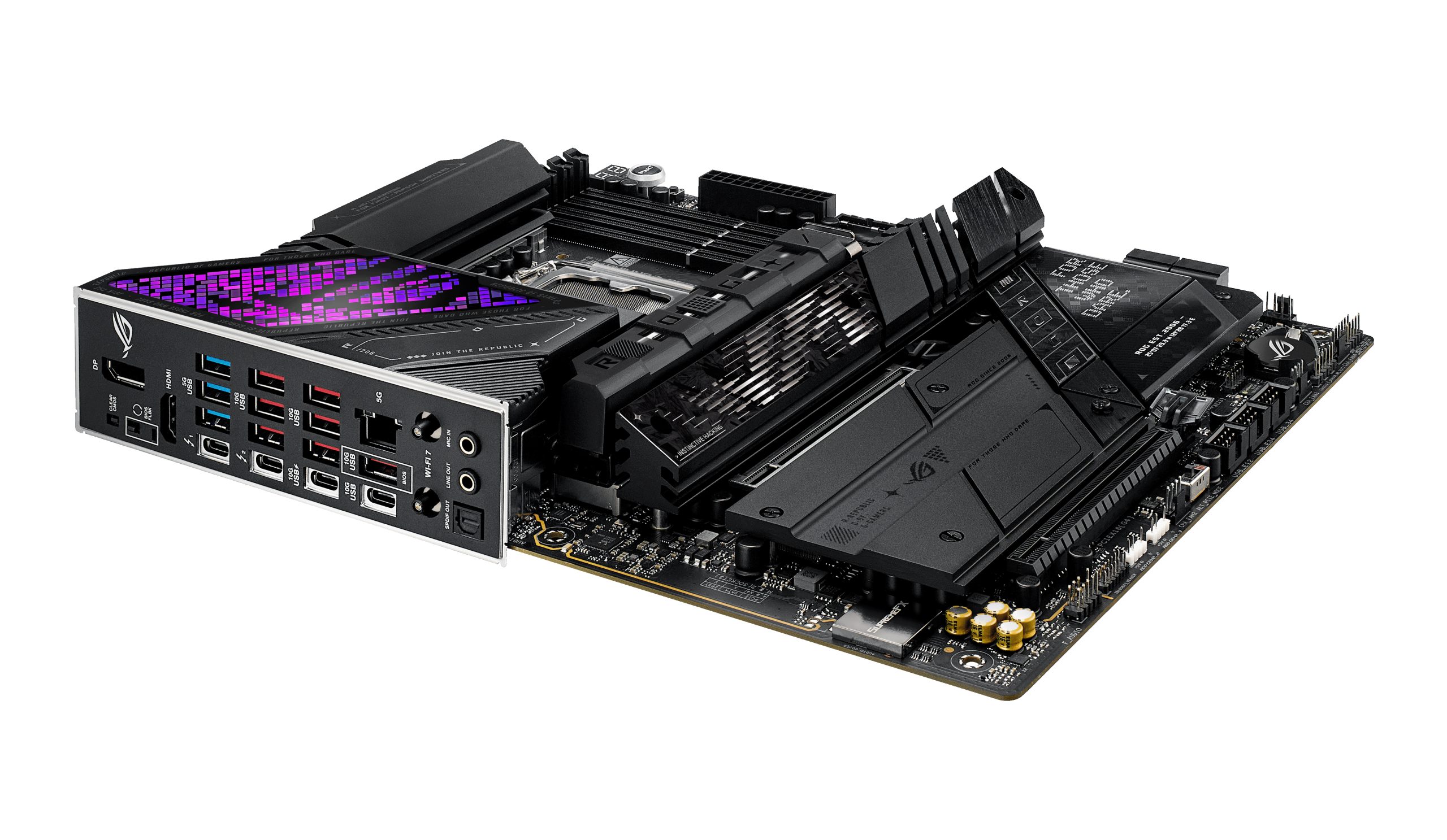 ASUS ROG Strix Z890-E Gaming WiFi motherboard, socket LGA 1851, Intel Z890, ATX, DDR5