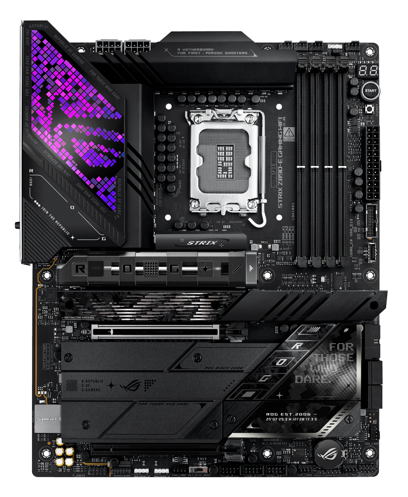 ASUS ROG Strix Z890-E Gaming WiFi motherboard, socket LGA 1851, Intel Z890, ATX, DDR5