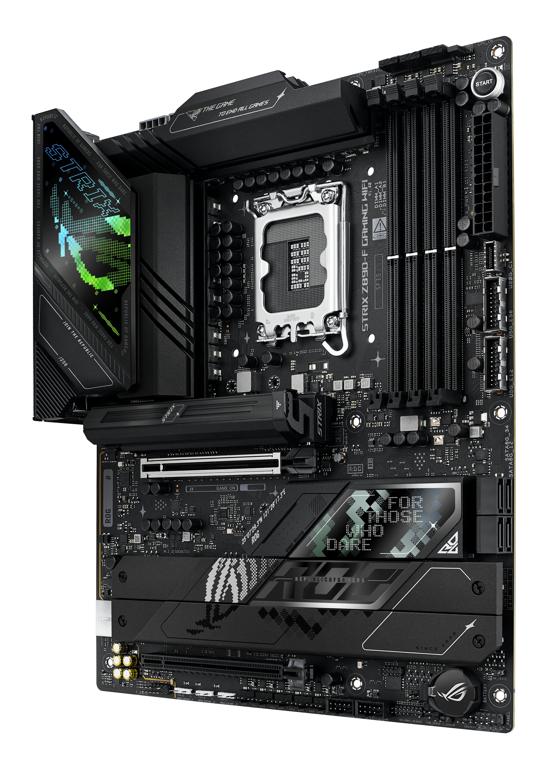 ASUS ROG STRIX Z890-F motherboard, socket LGA 1851, Intel Z890, ATX, DDR5
