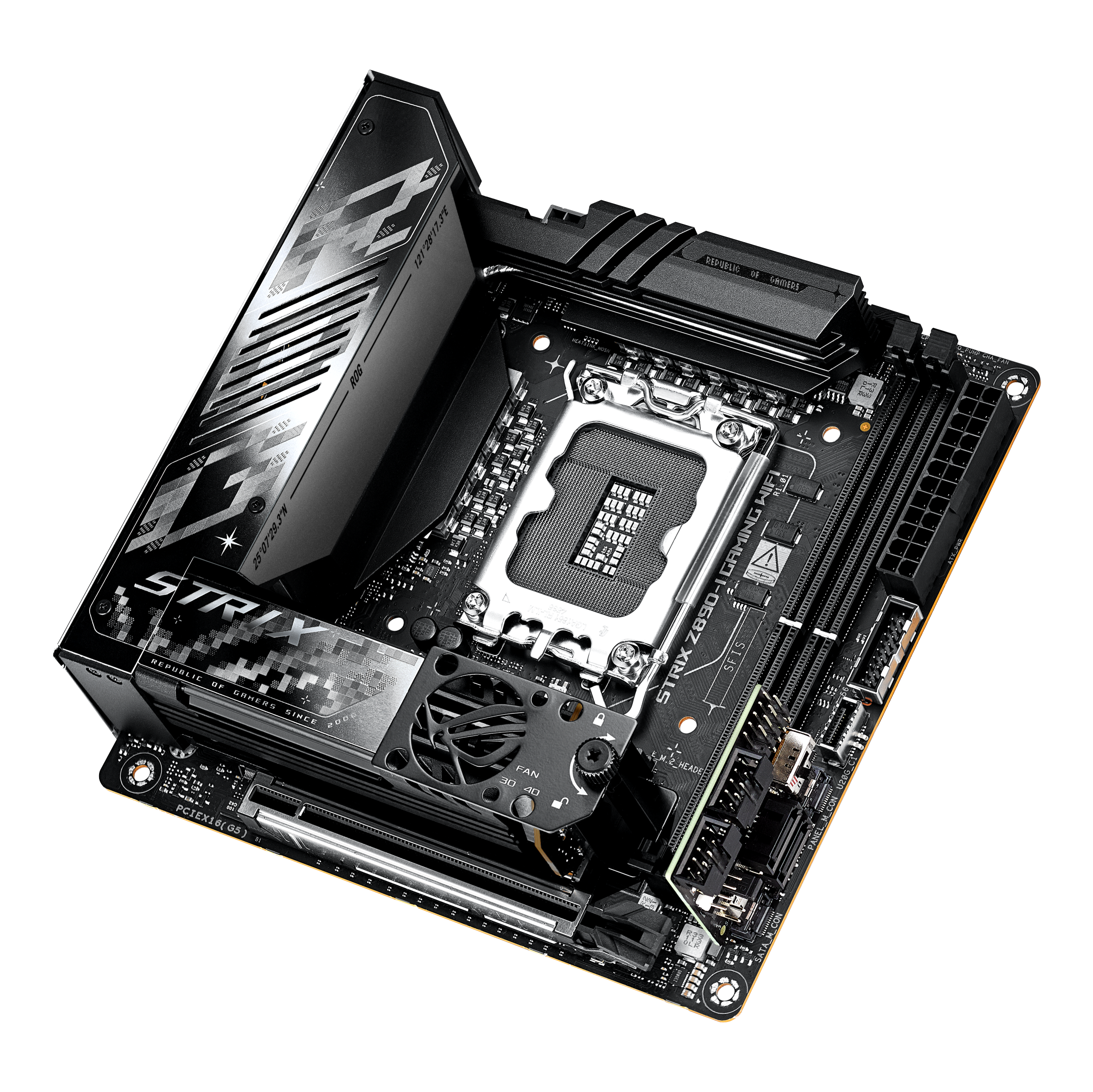 ASUS ROG Strix Z890-I Gaming WiFi motherboard, socket LGA 1851, Intel Z890, Mini-ITX, DDR5