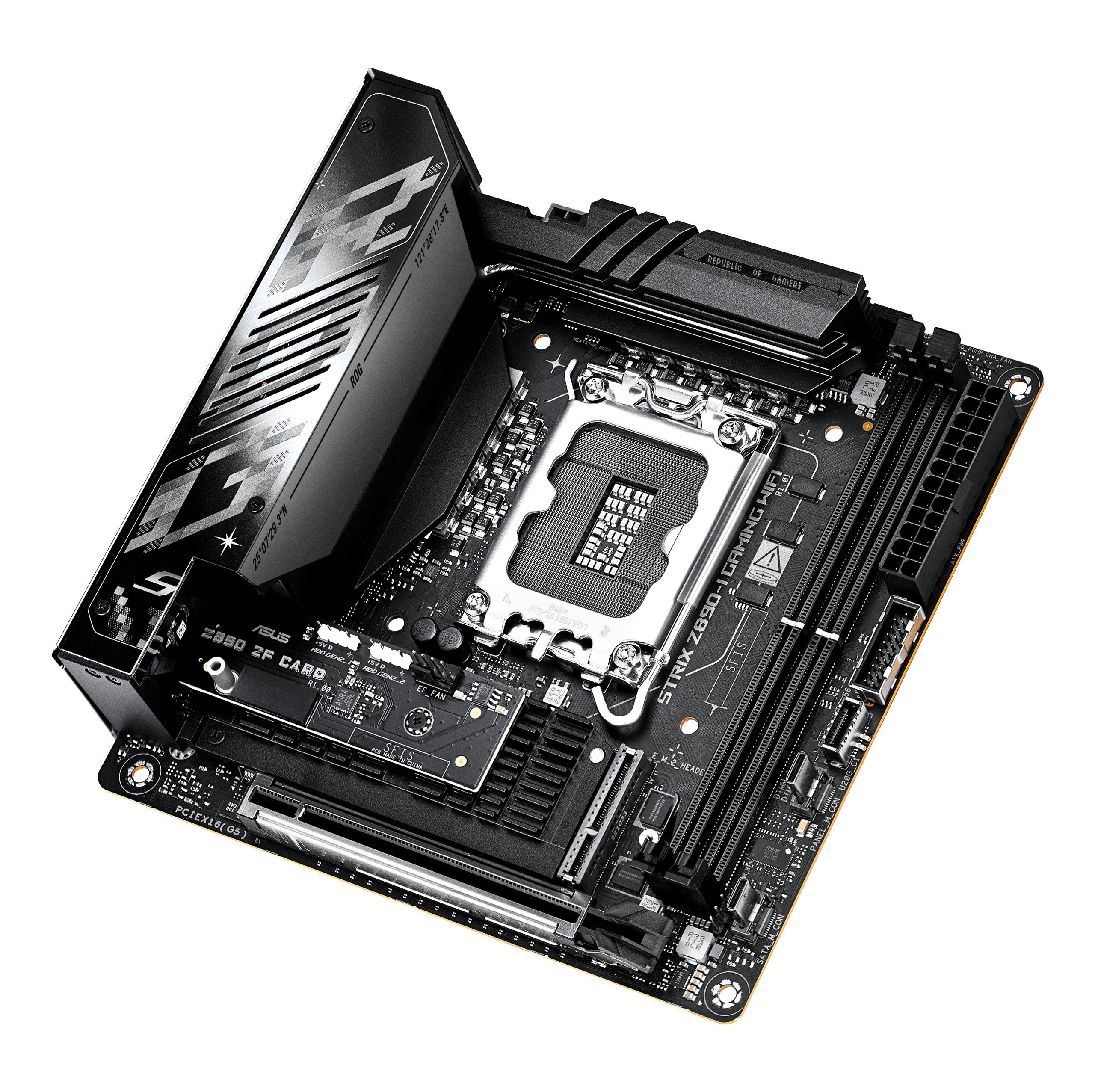 ASUS ROG Strix Z890-I Gaming WiFi motherboard, socket LGA 1851, Intel Z890, Mini-ITX, DDR5