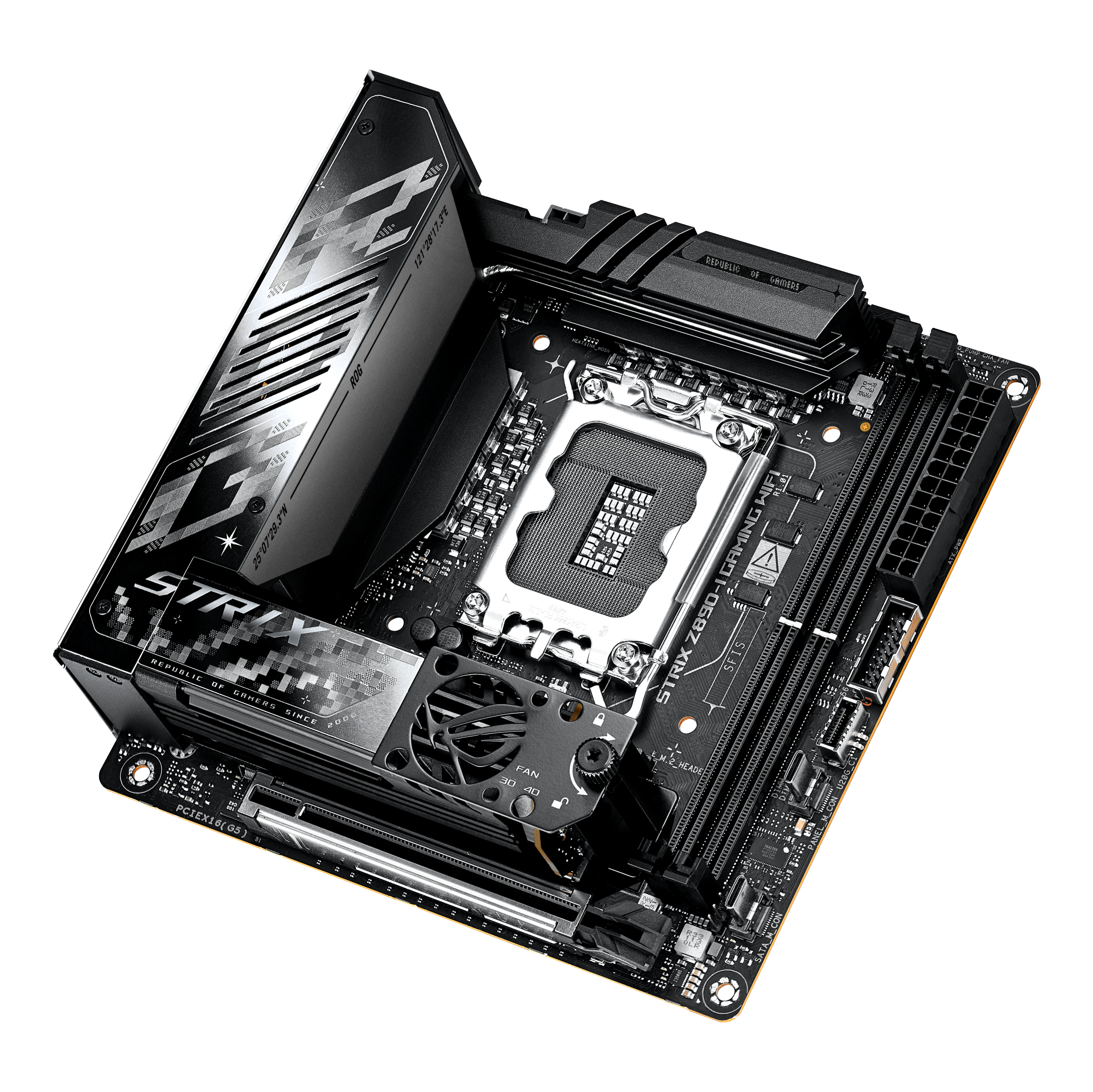 ASUS ROG Strix Z890-I Gaming WiFi motherboard, socket LGA 1851, Intel Z890, Mini-ITX, DDR5
