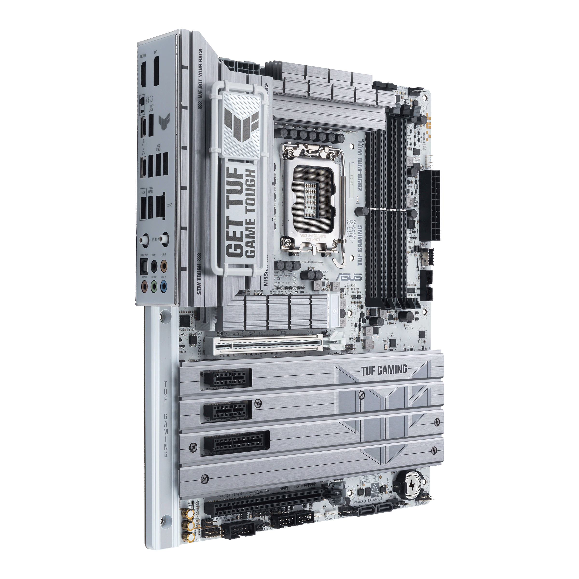 ASUS TUF Gaming Z890-Pro WiFi motherboard, Socket 1851, Intel Z890, DDR5