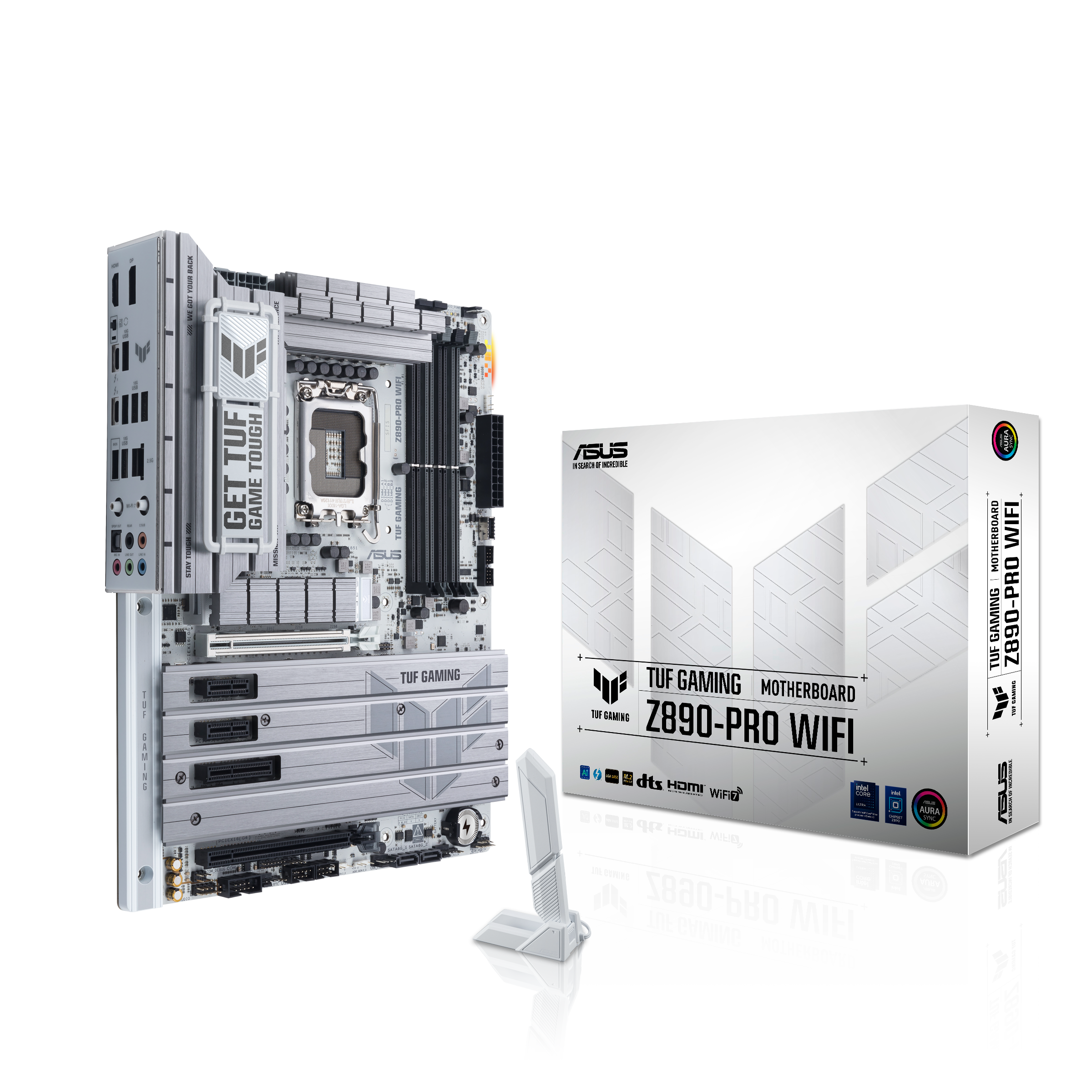 ASUS TUF Gaming Z890-Pro WiFi motherboard, Socket 1851, Intel Z890, DDR5