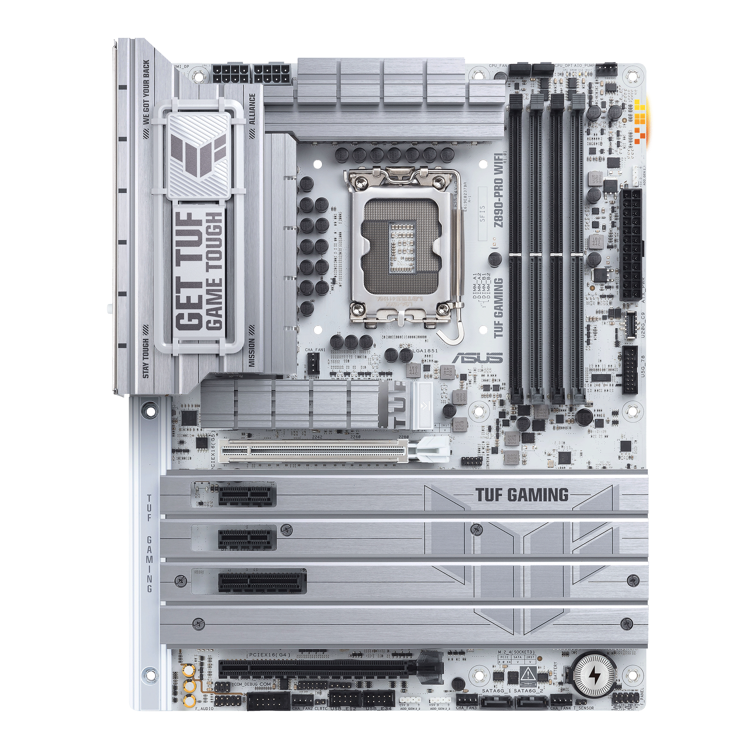 ASUS TUF Gaming Z890-Pro WiFi motherboard, Socket 1851, Intel Z890, DDR5